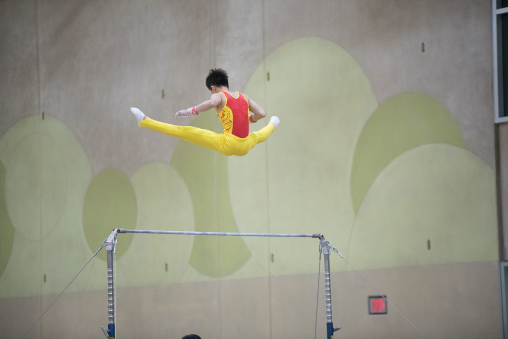Gymnastics sports event photography