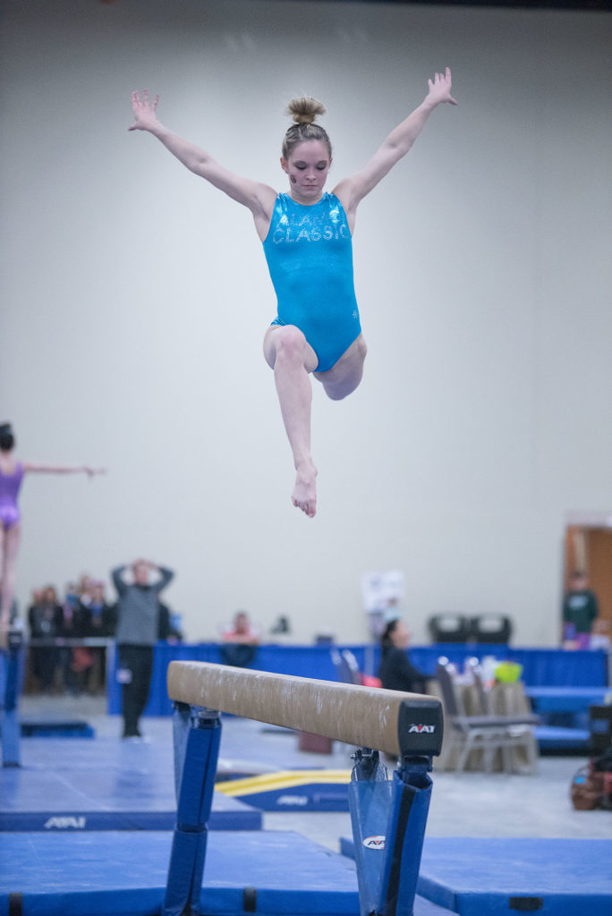 Gymnastics sports event photography