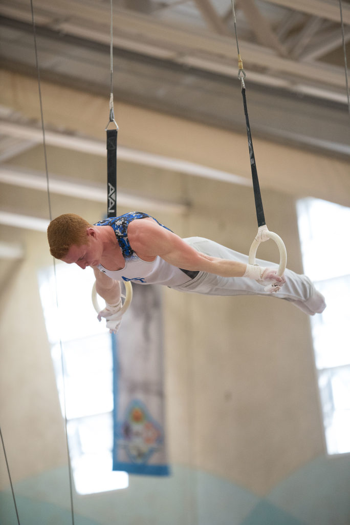 Gymnastics sports event photography