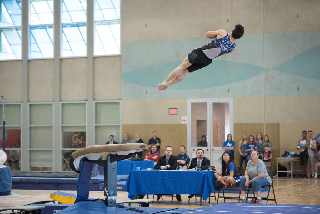 Gymnastics sports event photography