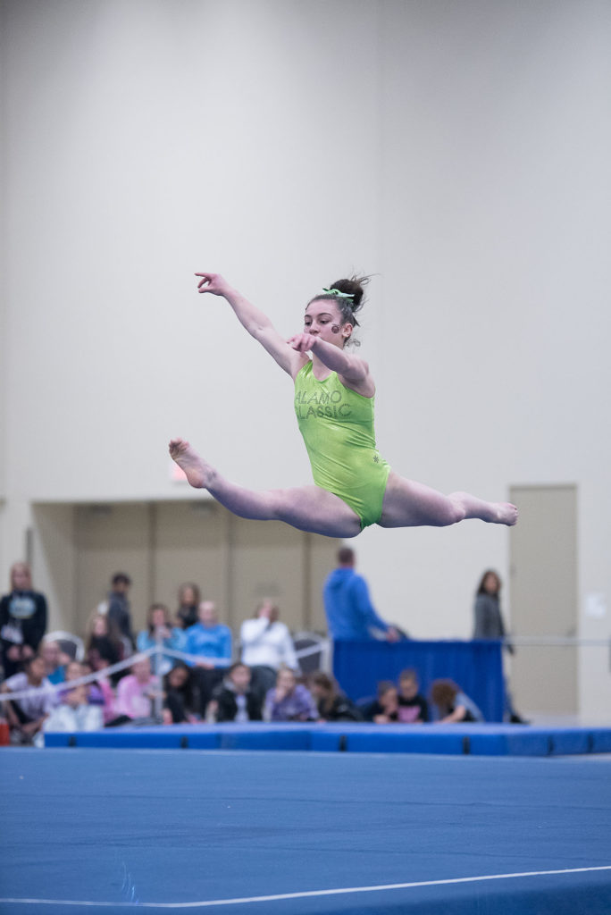 Gymnastics sports event photography