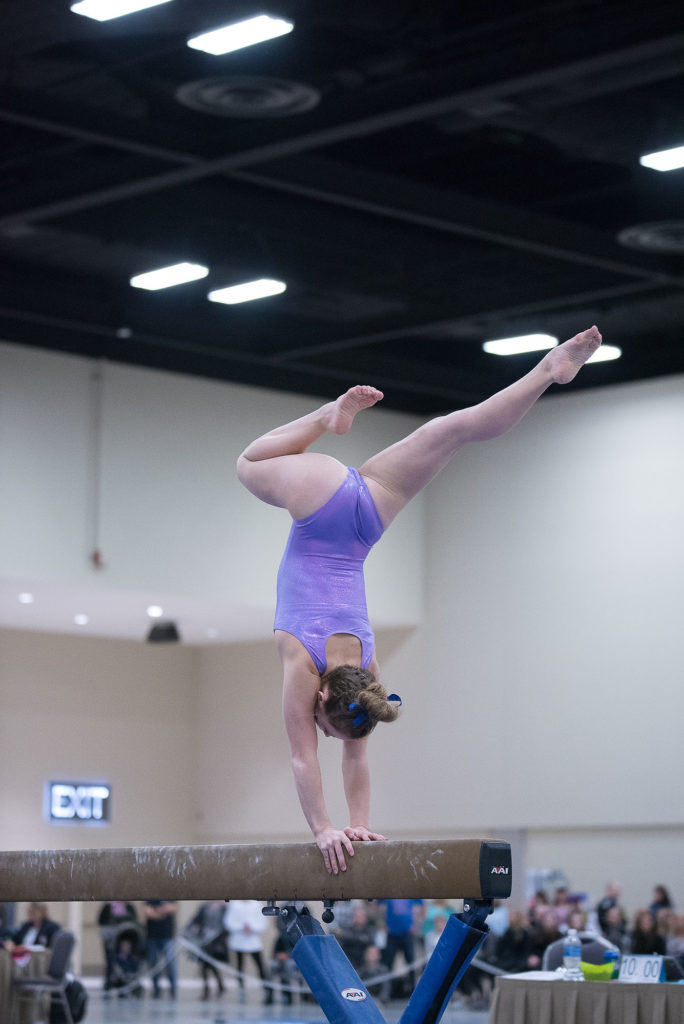 Gymnastics sports event photography