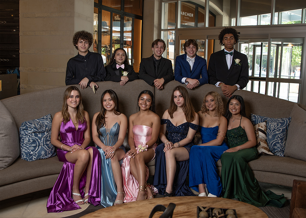 teenagers high school formal event prom photograph