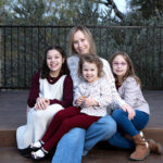 family mom 3 daughters photograph