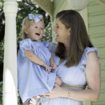 family mom and toddler daughter photograph