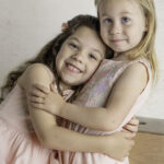 family young girl sisters photograph