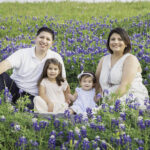 family outdoor bluebonnet photograph