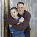 family boy son and dad outdoor photograph