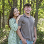 family senior girl and boy guy twins graduate photograph