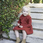 young girl family photograph